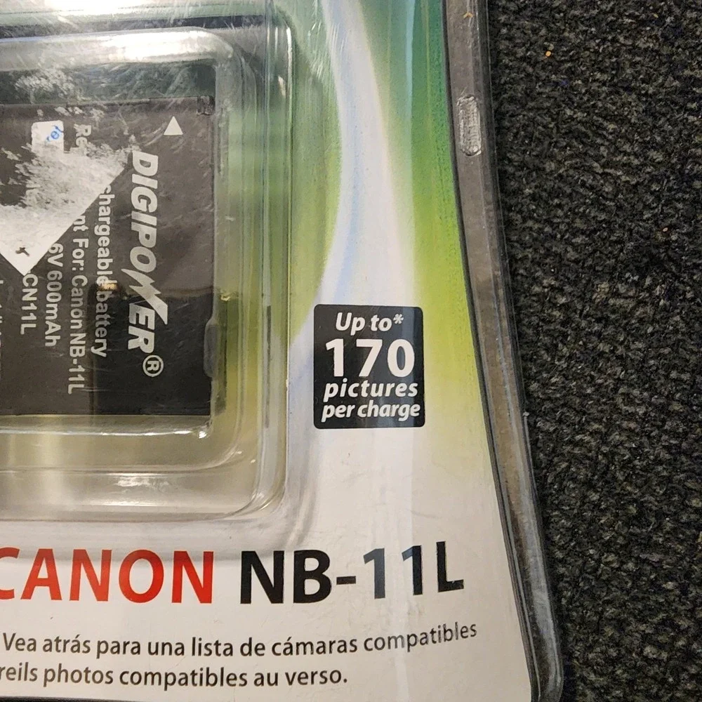 Digipower Digital Camera‎ Rechargeable Battery Canon NB-11L Sealed New